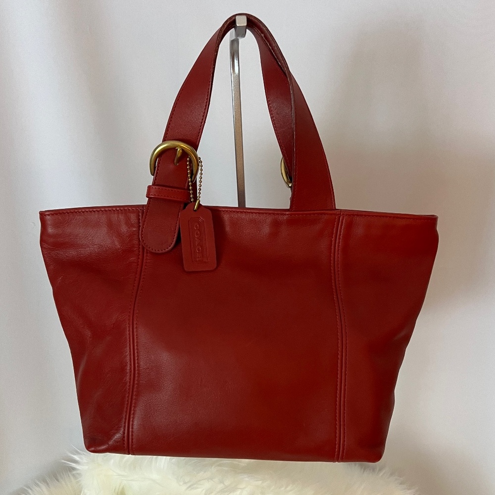 Vintage Coach Soho Waverly Bag Red, 4133 - Made in the USA